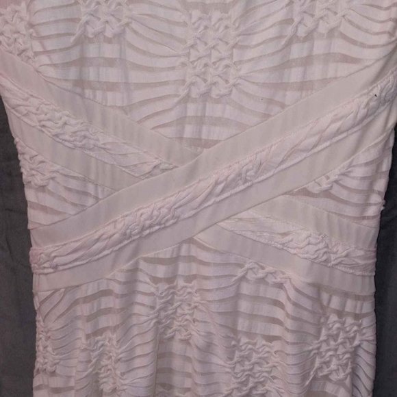 Indication By eci White/Cream Dress With Beautiful Details Size 6 - Picture 2 of 5